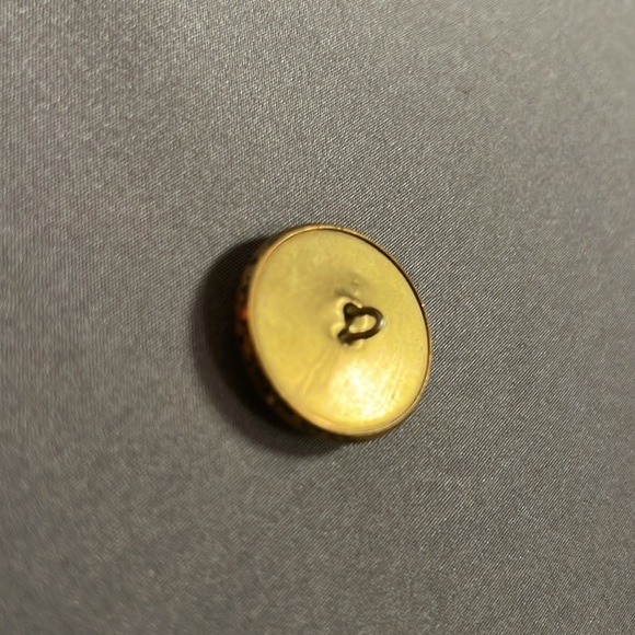 Vintage Brass Finish Royal Blackheath Golf Club Crest London Metal Shank Button - Picture 3 of 4